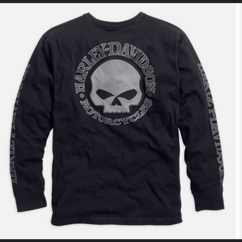 Harley Davidson willie G long sleeve tee size large